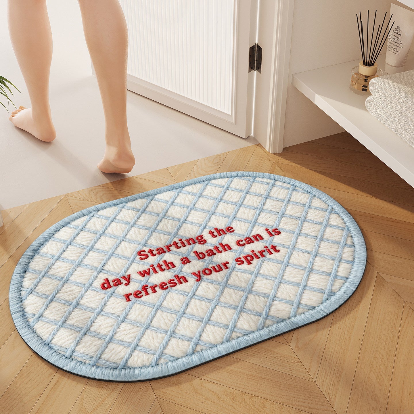 Soft Cotton Bath Mat