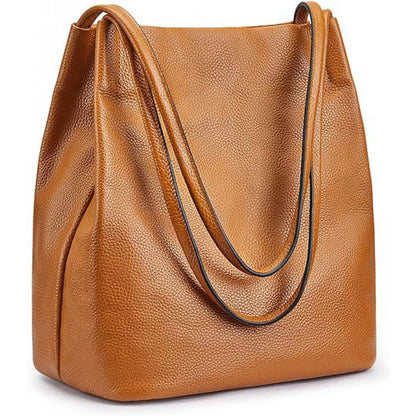 Stylish Leather Hobo Handbag Acalora