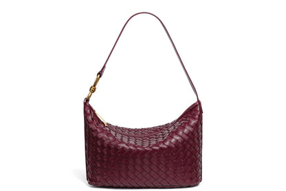 Woven Leather Hobo Bag Acalora