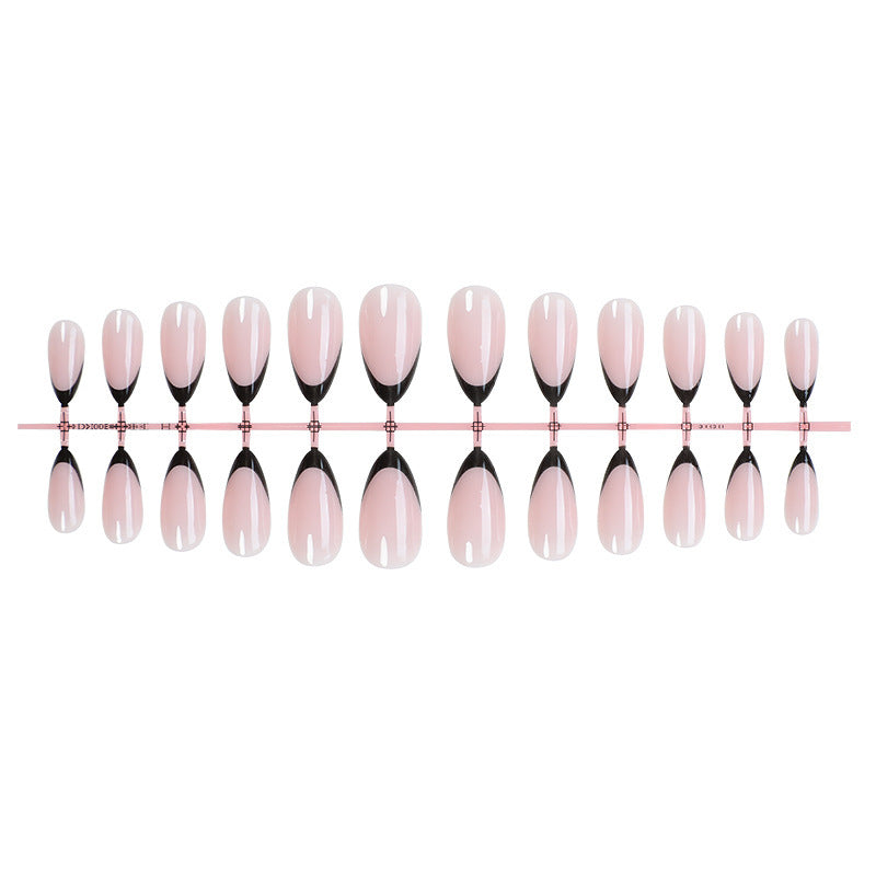 Elegant Pointed Press-On Nail Art Set Acalora