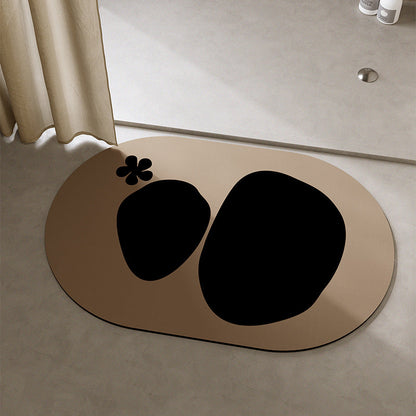 Playful Cat-Themed Bath Mat
