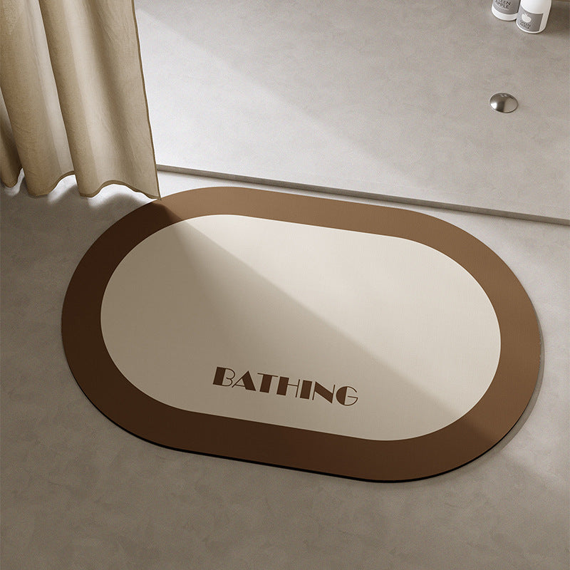 Playful Cat-Themed Bath Mat