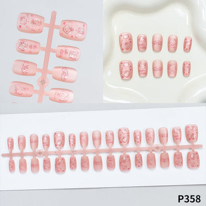 Hello Kitty Themed Press-On Nail Set Acalora