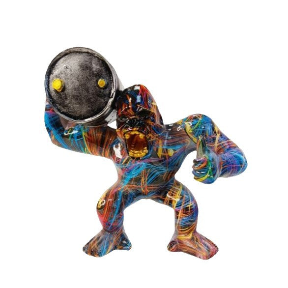 Sporty decorative figure of a weightlifter Acalora