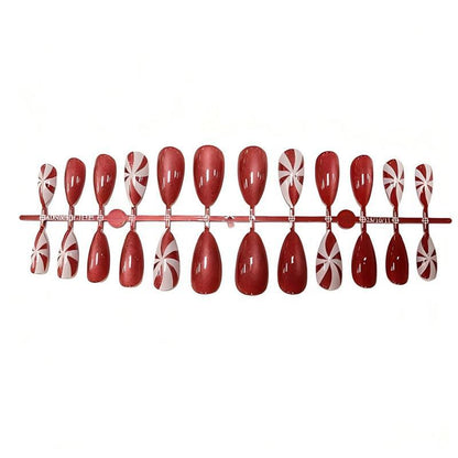 Glittery Stiletto Press-On Nail Set Acalora