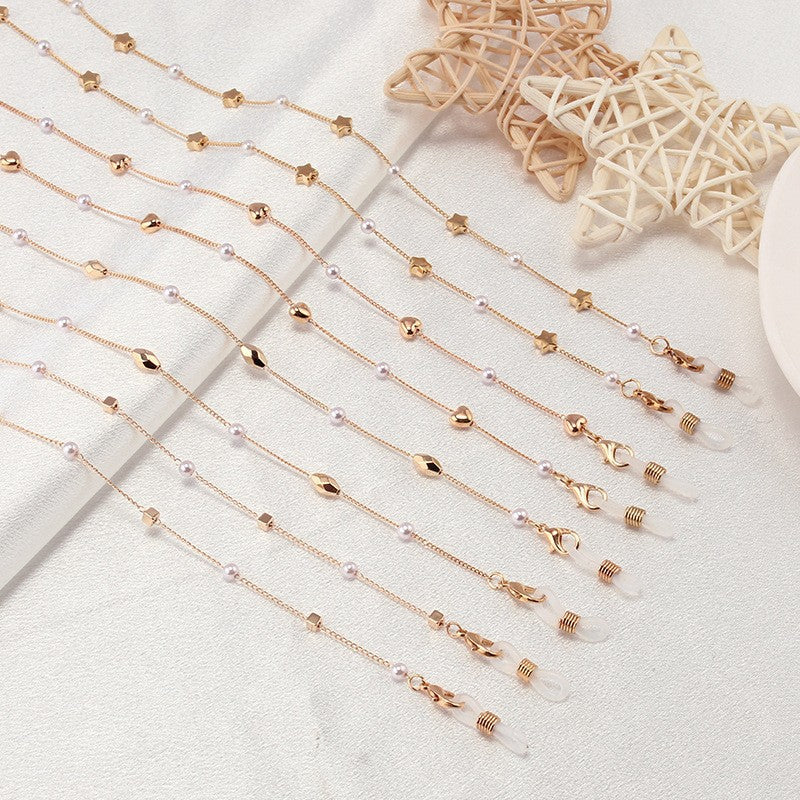 Heart Pendant Eyewear Chain Acalora