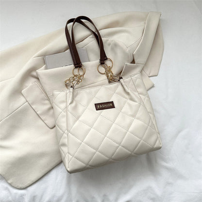 Elegant Quilted Tote Bag Acalora