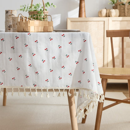 Decorative Fringe Tablecloth