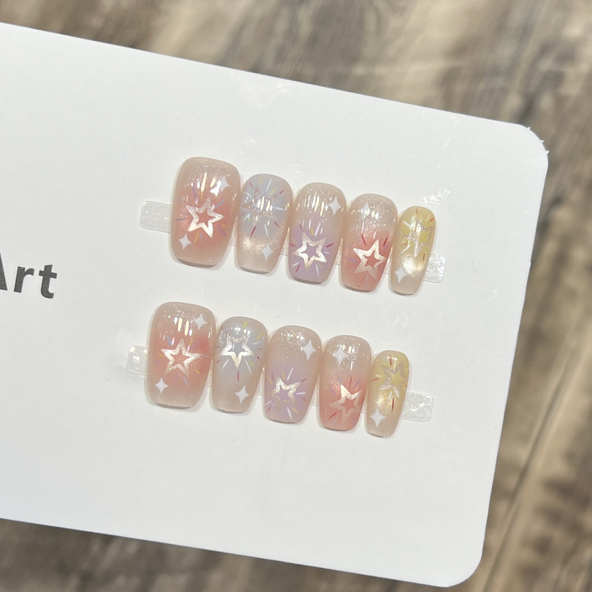 Starry Sky-Inspired Press-On Nail Art Set Acalora