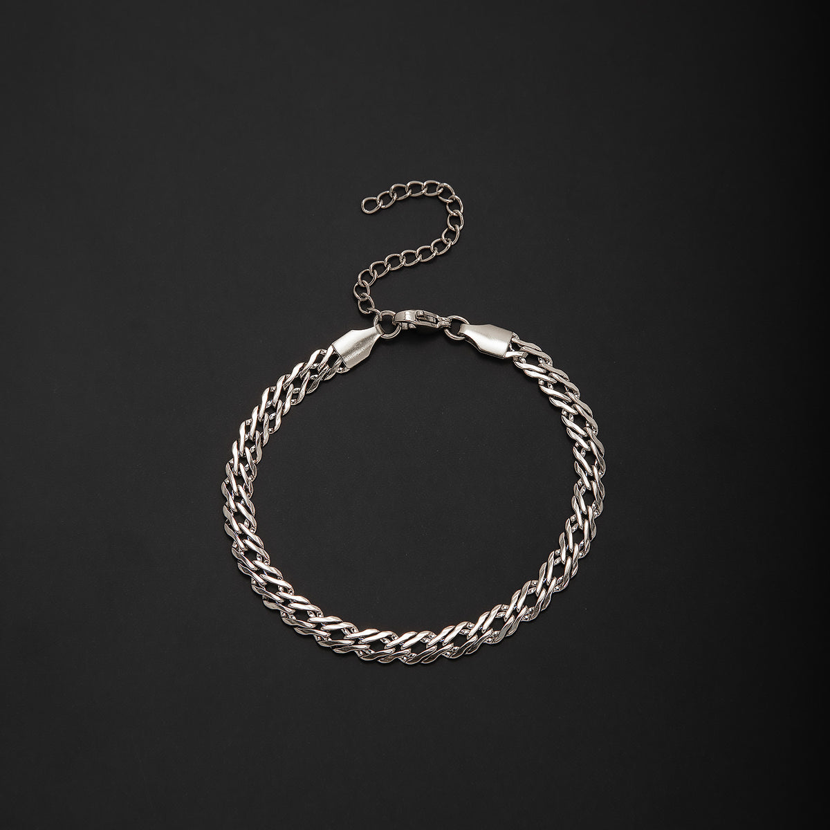 Stylish Interwoven Chain Bracelet Acalora