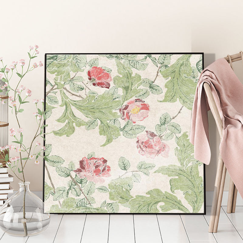 Floral Themed Canvas Wall Decoration