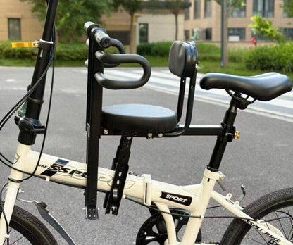 padded child bike safety seat with high back and five-point harness Bowlift