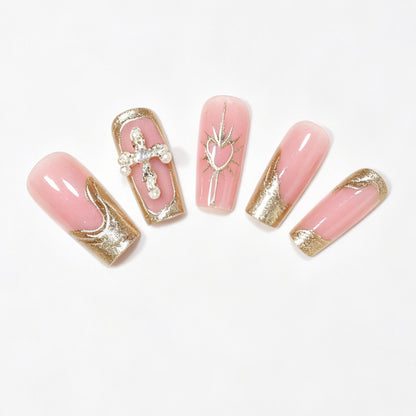 Decorative Long Acrylic Nail Tips Acalora