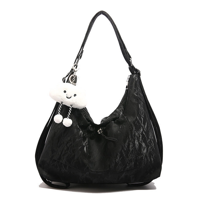Crinkled Pouch Handbag Acalora