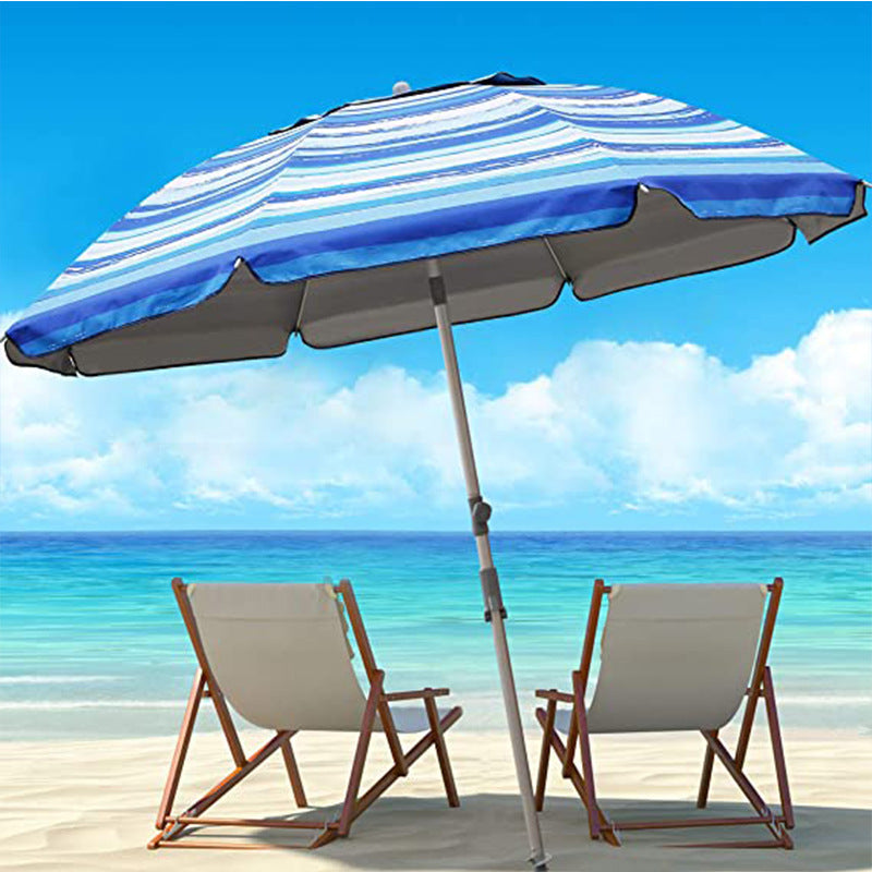 Women's Striped Sunshade with stable ground anchoring Karnz