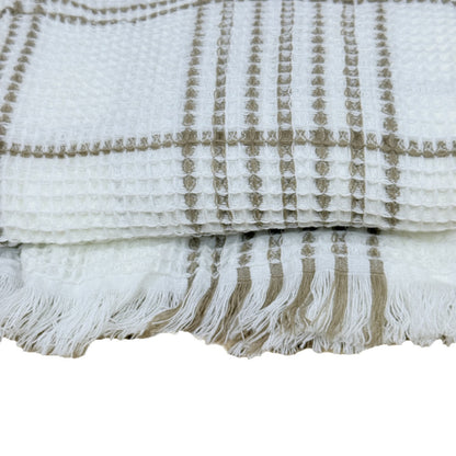Soft Cotton Waffle Weave Blanket