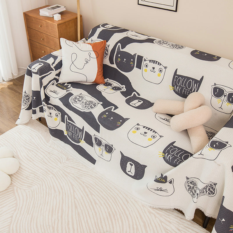 Adorable Cartoon Bear Sofa Cover