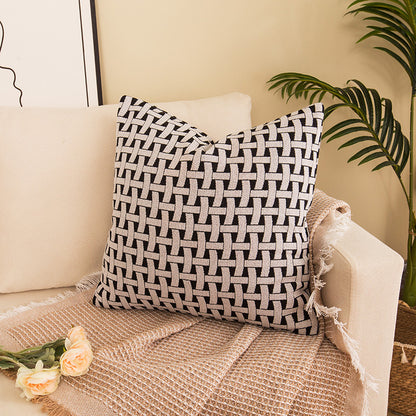 Decorative Dot Print Throw Pillow