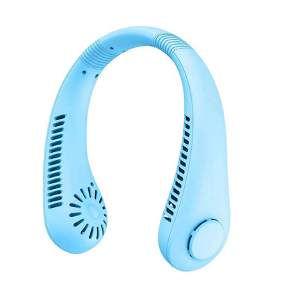 Cooling Hands-Free Wearable Neck Fan with Brushless Motors and USB-C Rechargeable Skanto