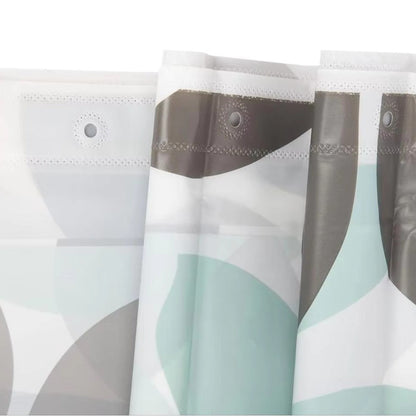 Floral Print Shower Curtain