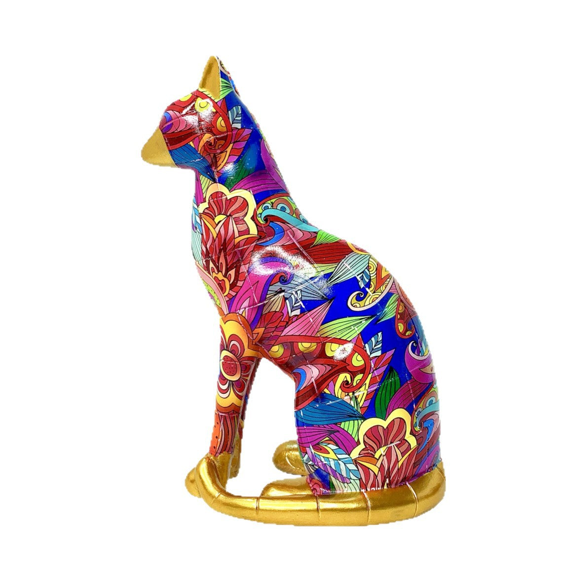 Decorative cat statue in modern art style Acalora