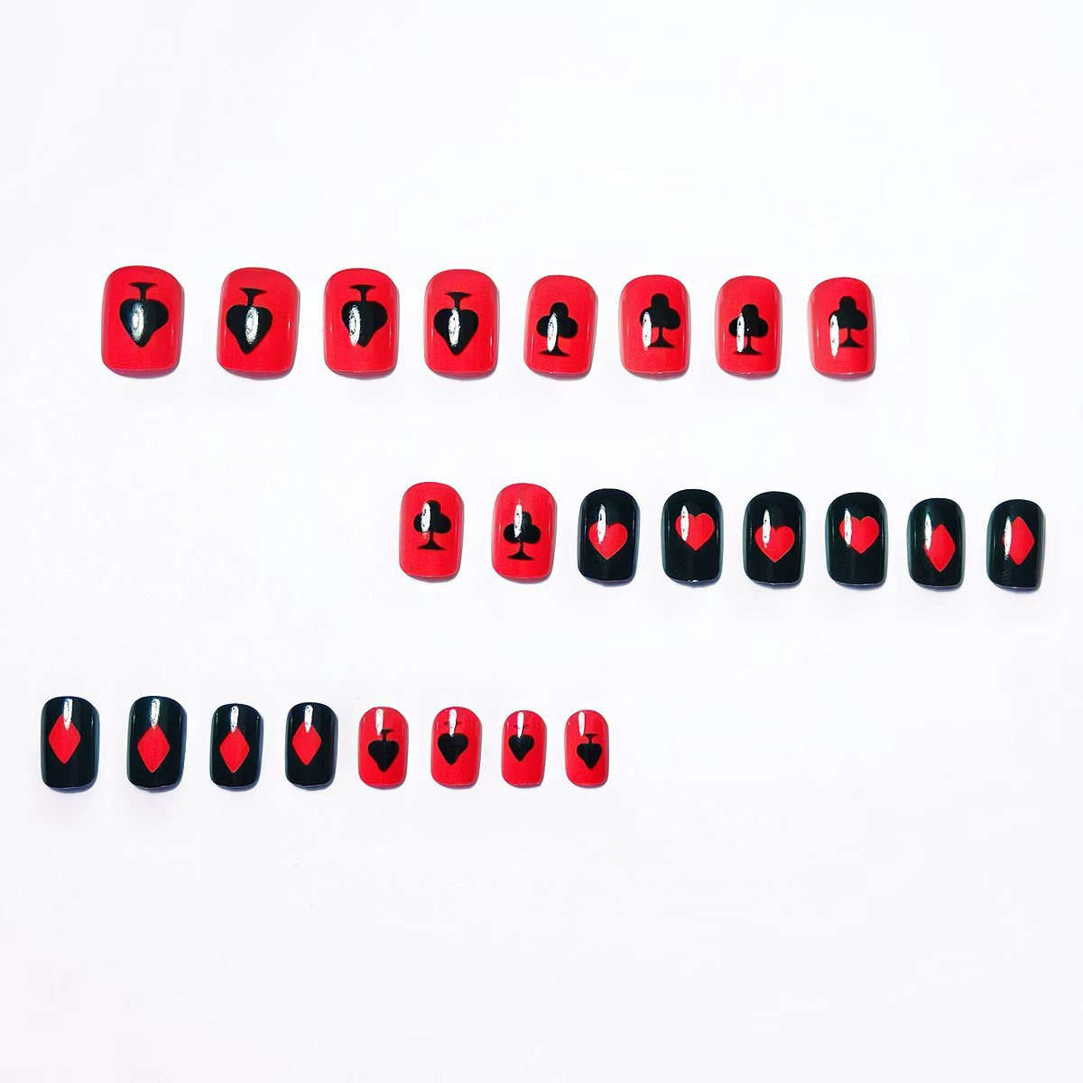 Themed Playing Card Nail Art Acalora
