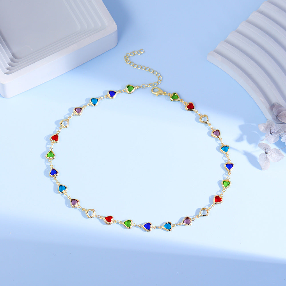 Heart Charm Bracelet Acalora