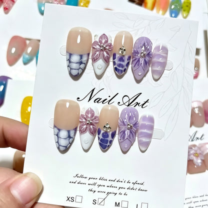 Artistic Press-On Nail Collection Acalora