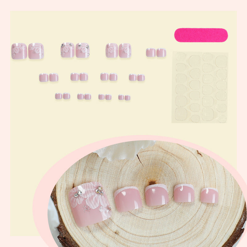 Premium Floral Press-On Nail Set Acalora 1788496129