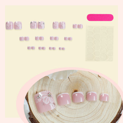 Premium Floral Press-On Nail Set Acalora 1788496129