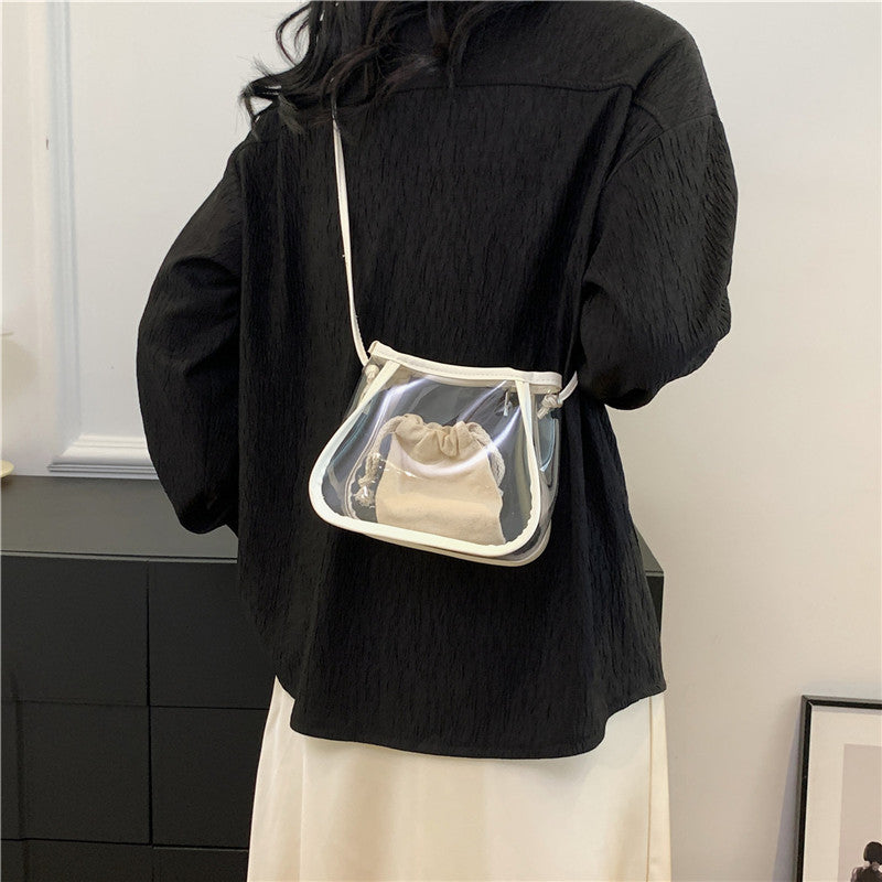 Transparent Mini Bucket Bag Acalora