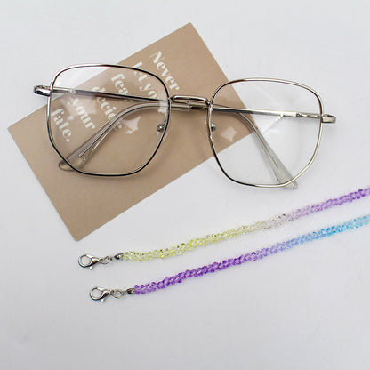 Elegant Crystal Beaded Eyewear Chain Acalora