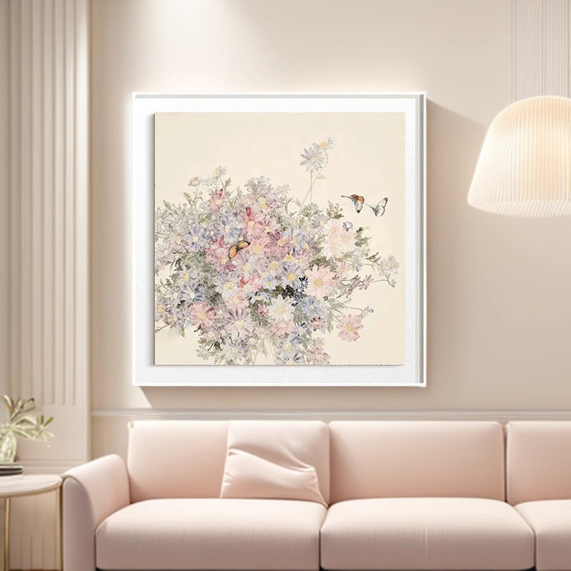 Abstract Flower Art Canvas