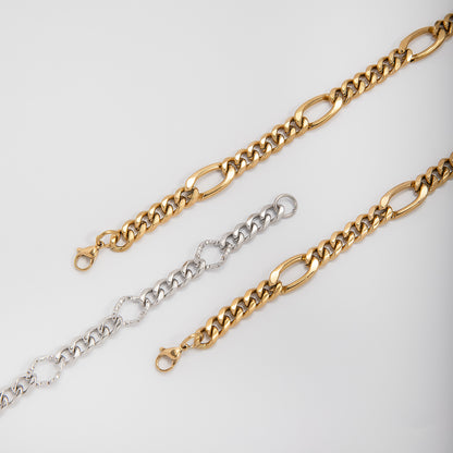 Chunky Interlocking Link Chain Necklace Acalora