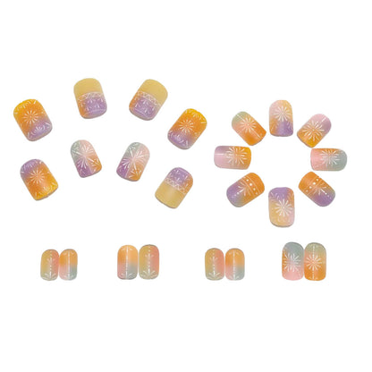 Nail art set in ombre style Acalora