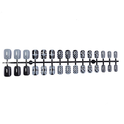 Elegant Press-On Nail Sets with Artistic Patterns Acalora