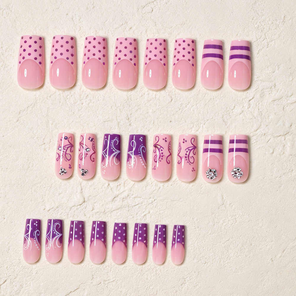Decorative Long Acrylic Nail Art Tips Acalora