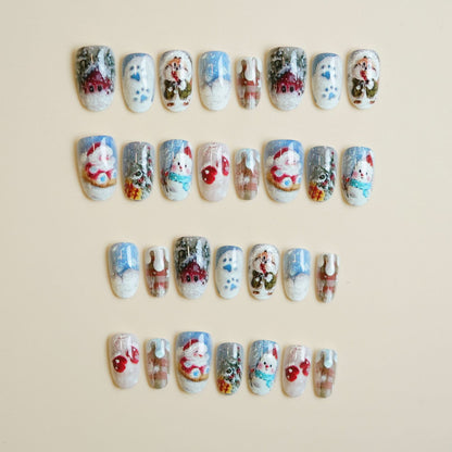 Artistic Press-On Nail Set Acalora
