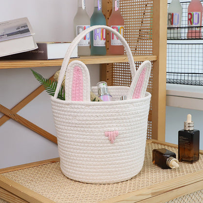 Playful Storage Basket in Rabbit Design Acalora
