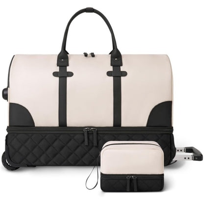 Quilted Rolling Duffle Bag Acalora
