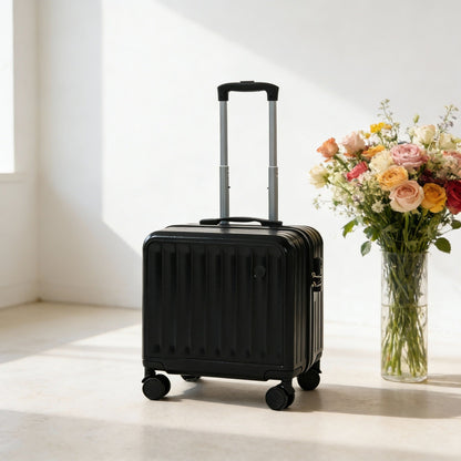 hardshell carry-on suitcase with telescopic handle and 360 degree spinner wheels Bowlift