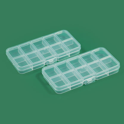 Modular Transparent Multi-Compartment Storage Case Acalora