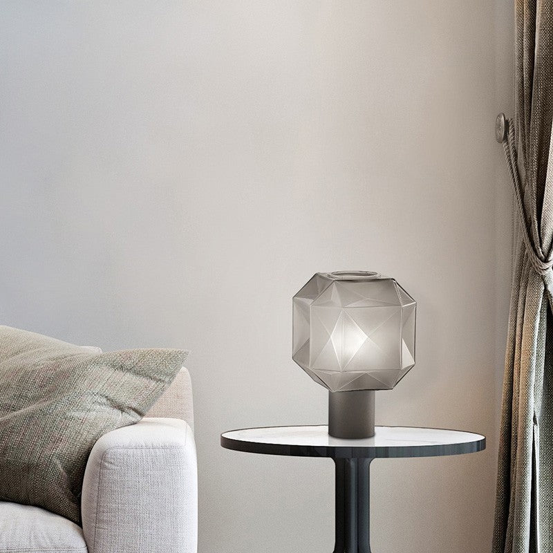 Geometric Modern Table Lamp with Angular Design