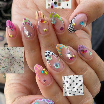 Artistic Themed Press-On Nail Set Acalora