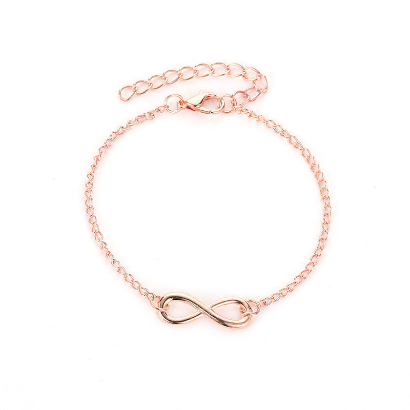 Infinity Symbol Chain Bracelet Acalora
