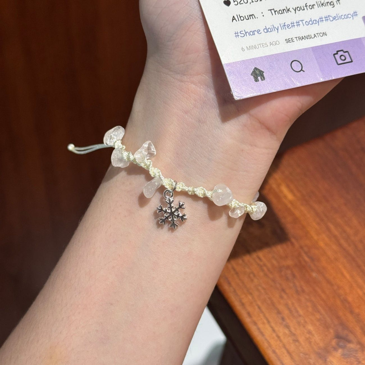 Crystal Charm Bracelet Acalora