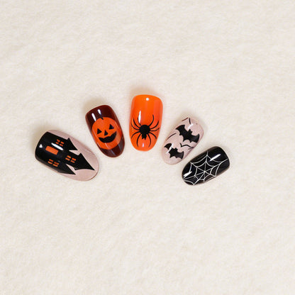 Halloween Themed Press-On Nail Art Kit Acalora