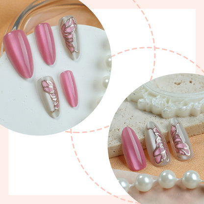 Artisan Decorated Press-On Nail Set Acalora