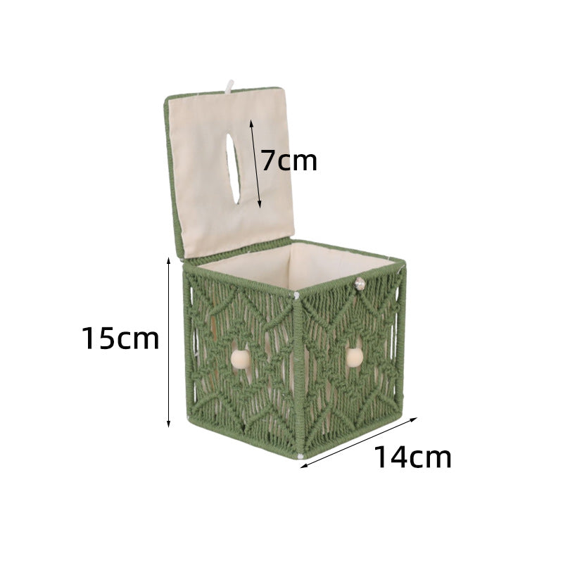 Macrame Storage Box Acalora