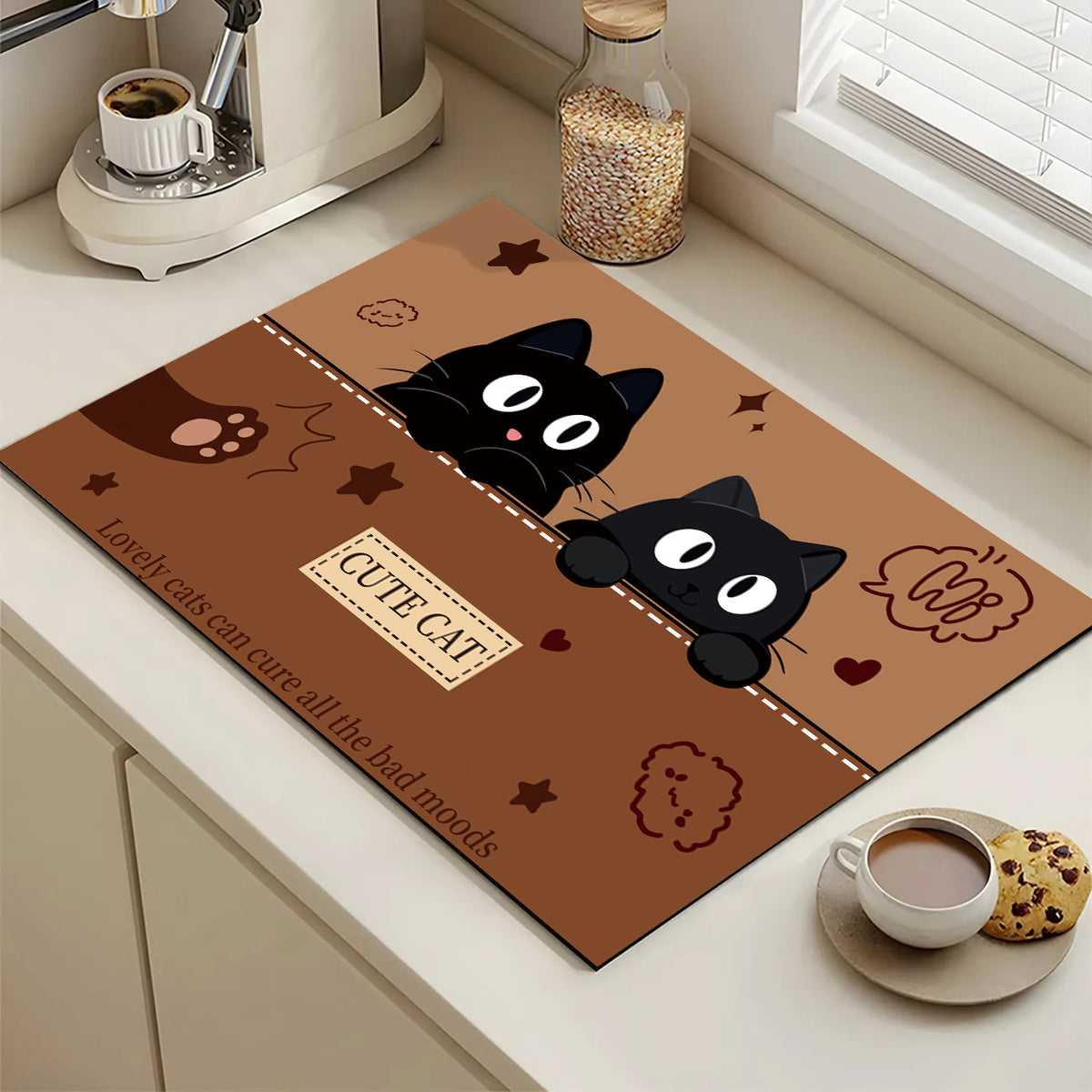 Cute Cartoon Dog Kitchen Mat Acalora